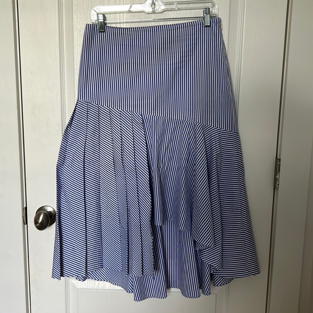 Blue Striped Women's Skirt